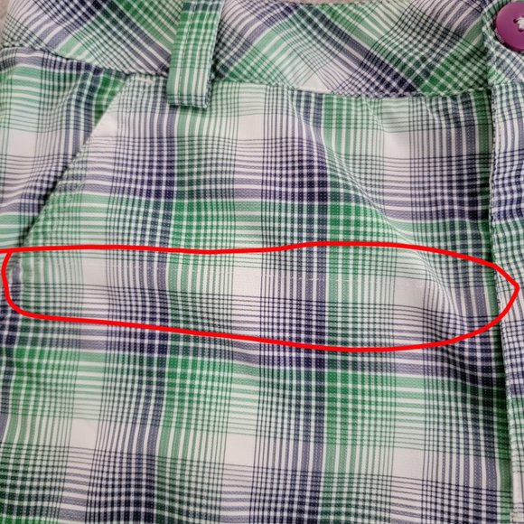Puma Men's Plaid Golf Shorts - Picture 4 of 16
